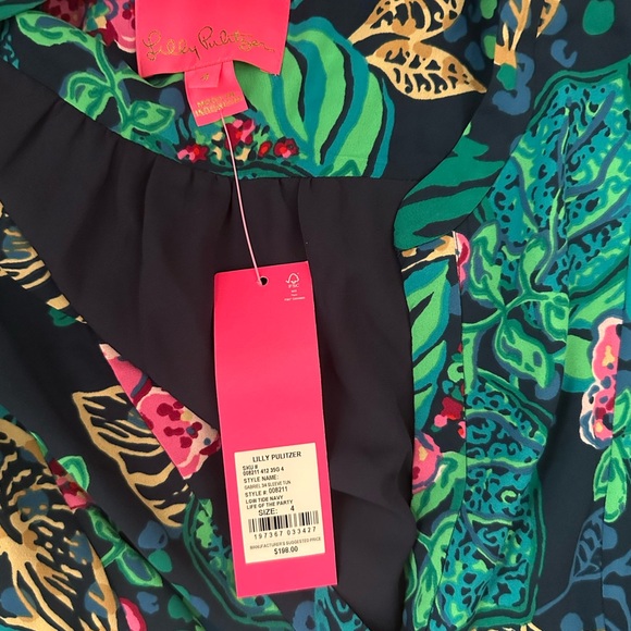 New Lilly Pulitzer Gabriel 3/4 Sleeve Tunic Dress Size 4 Small - Picture 10 of 12